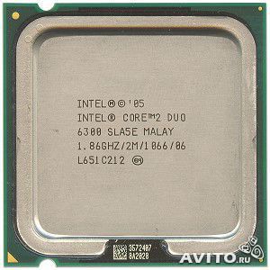 Процессор Intel Core2 Duo 6300 для пк